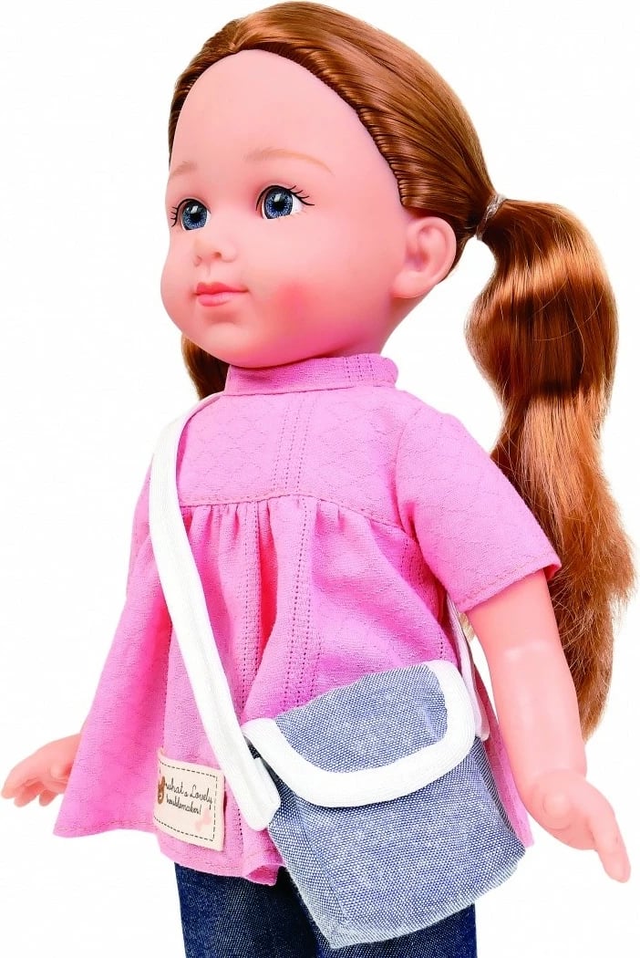 Kukull funksionale, Natalia (Artyk), 185656, 36 cm, me zë dhe këngë, me tunikë, rozë