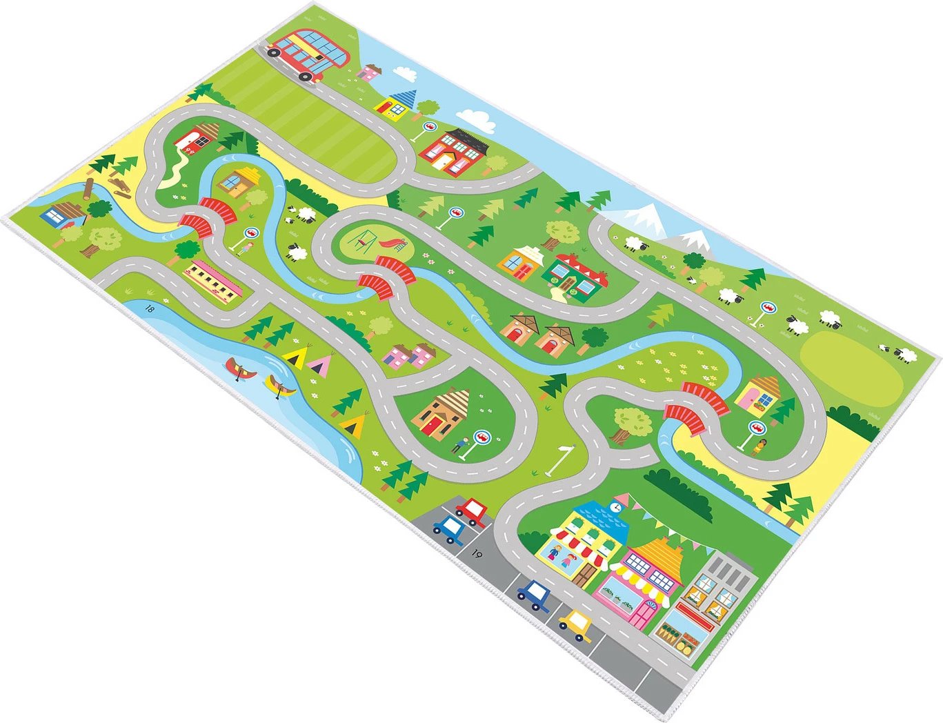 Qilim për fëmijë, ngjyrë e gjelbër, Conceptum Hypnose Kids-40, 120x180cm
