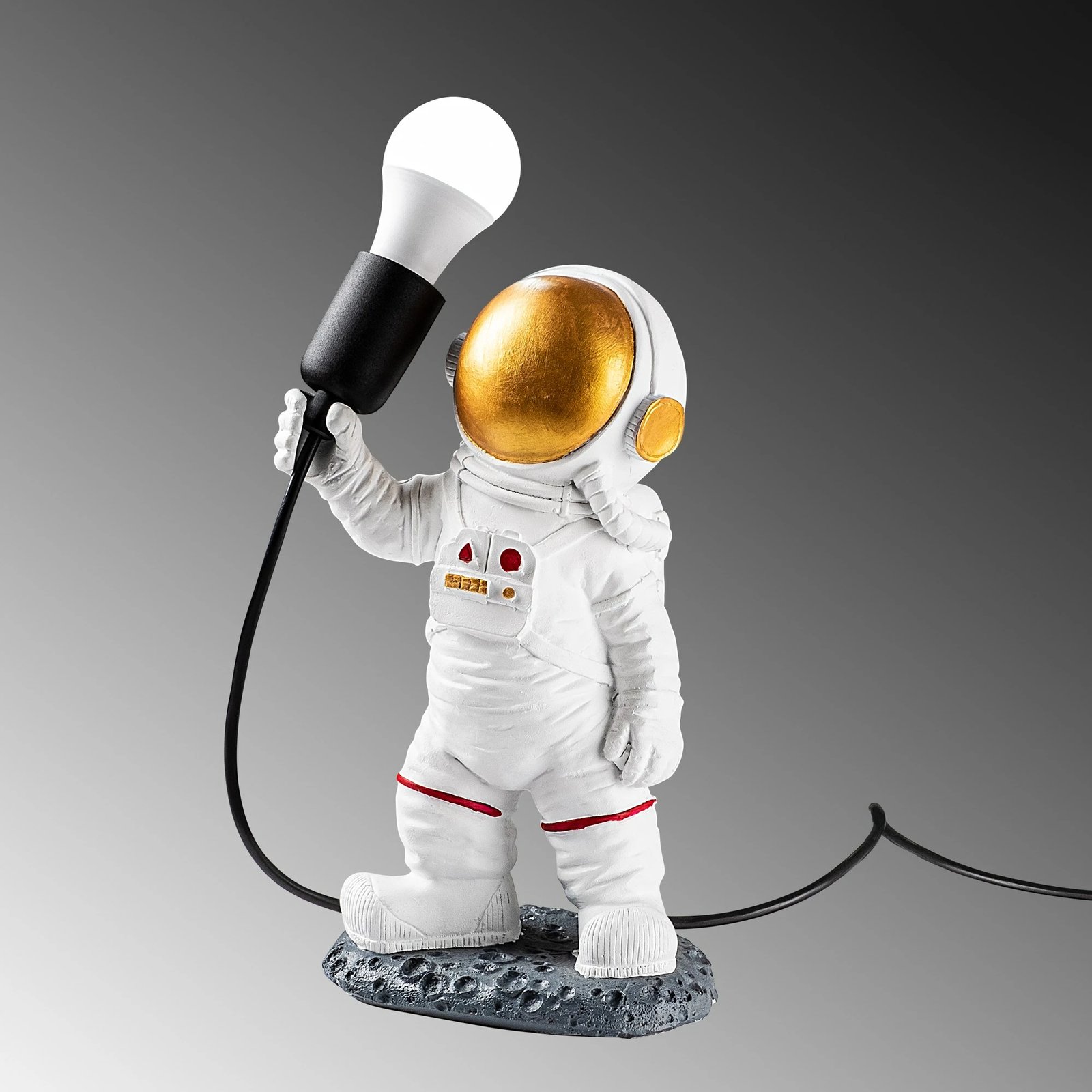Llambë tavoline Opviq, astronaut, shumëngjyrëshe