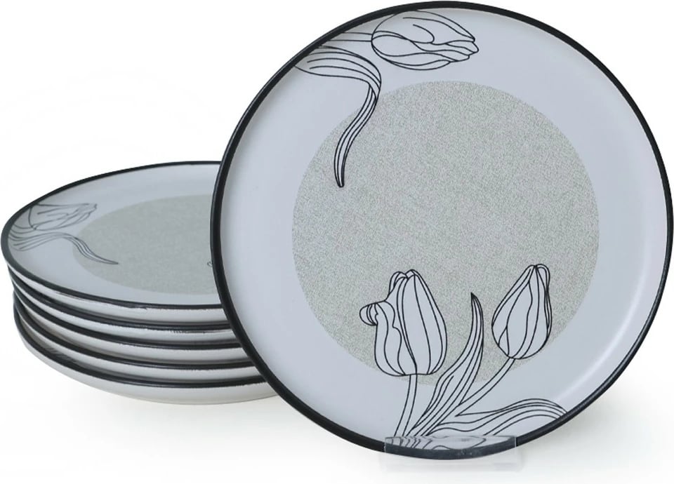 Set pjatash ëmbëlsirash (6 copë), Hermia Concept, X00017406