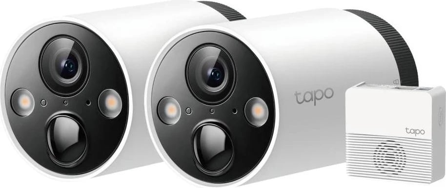 Kamerë sigurie TP-LINK Tapo C420S2, 2 copë, e bardhë