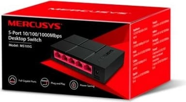 Switch TP-LINK Mercusys MS105G, 5 porta Gigabit, i zi