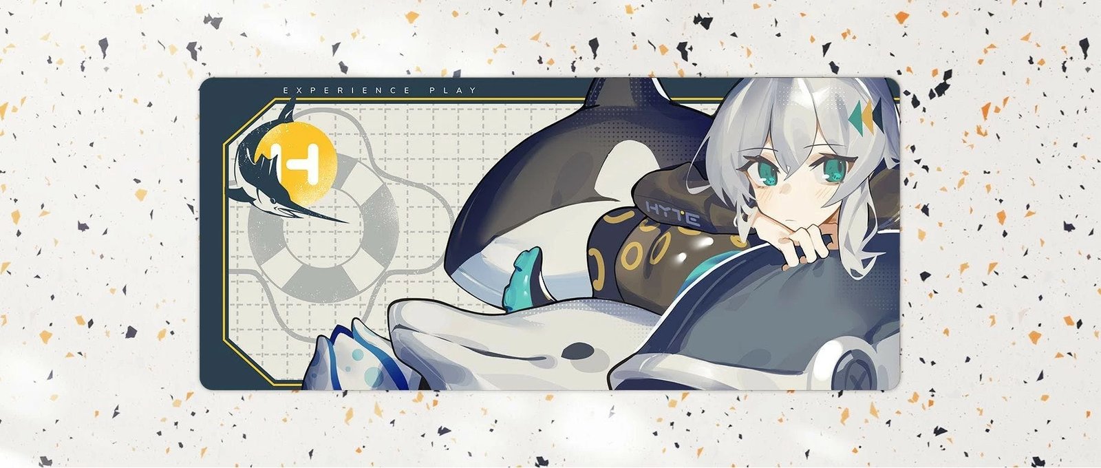 Mauspad HYTE Offshore Desk Pad, dizajn anime