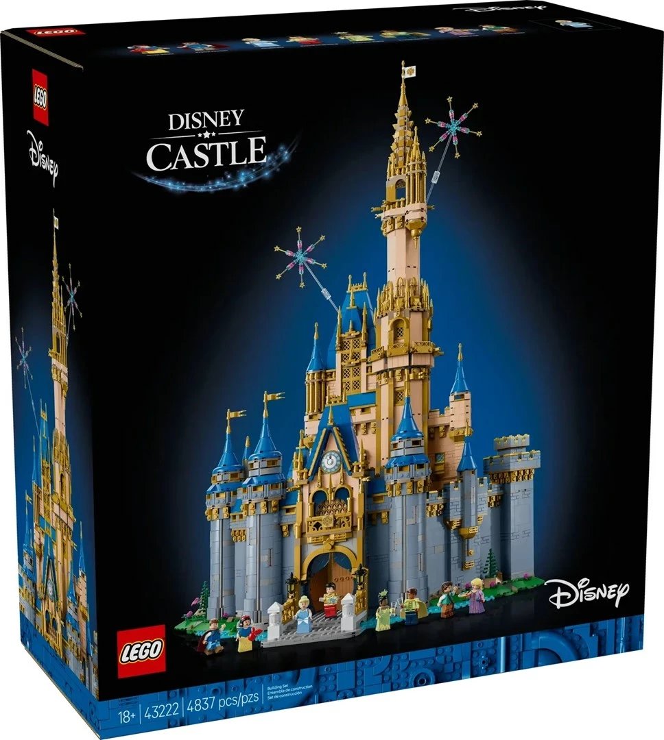 Set LEGO Disney Castle 43222, 4857 pjesë, me 8 minifigura