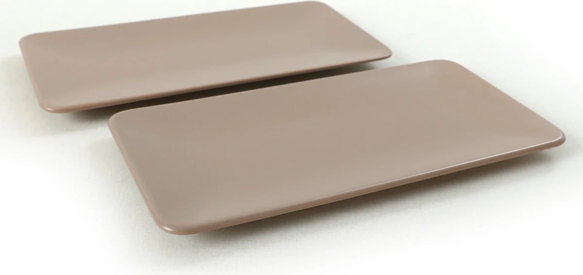 Set pjatash servirëse, 2 copë, ngjyrë taupe, Hermia Concept, ST032002F977A000000MAKYK00