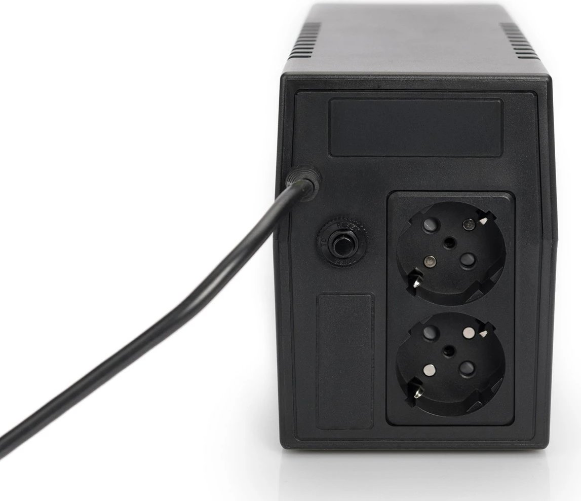 UPS DIGITUS DN-170063-B, 600 VA/360 W, 2 dalje AC, E zezë