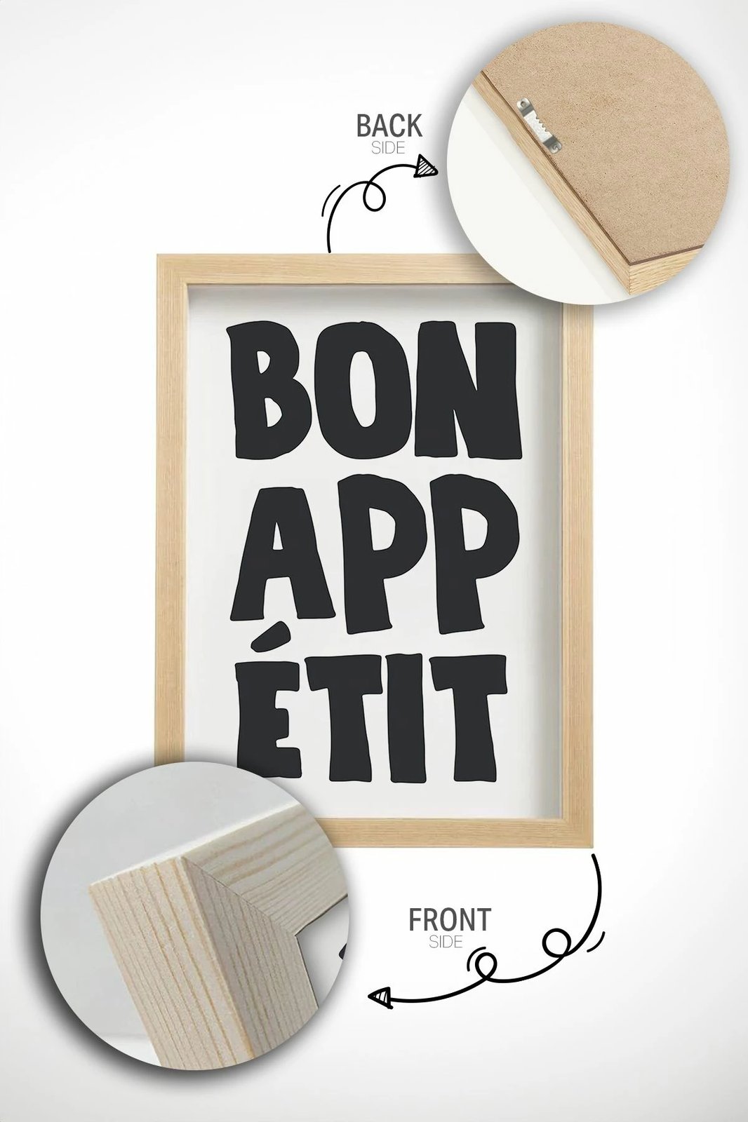 Pikturë dekorative me kornizë, Wallity, Ersy1Ham7