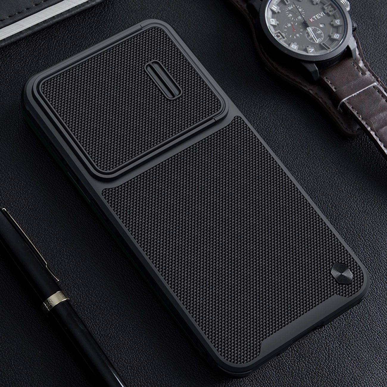 Mbështjellës Nillkin Textured S Case për Samsung Galaxy S23, me kapak kamere, i zi Mbështjellës Nillkin Textured S Case për Samsung Galaxy S23, me kapak kamere, i zi