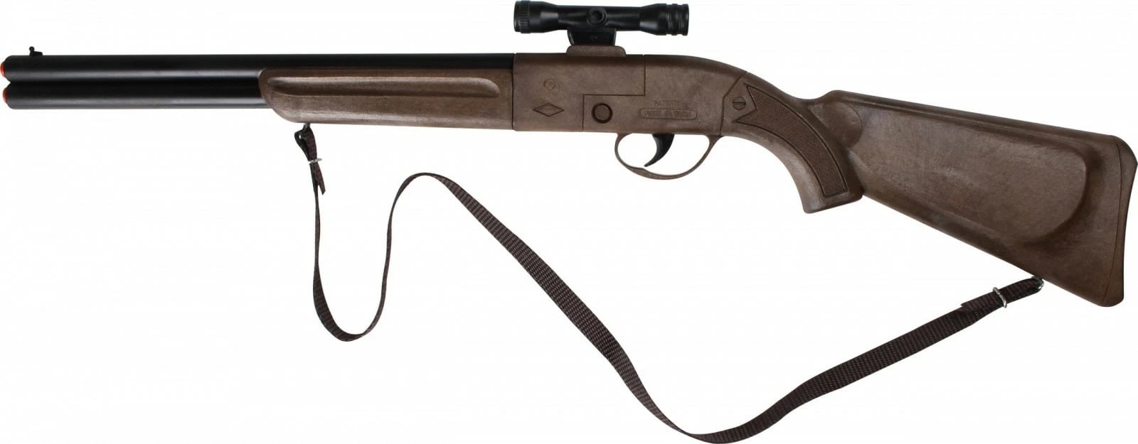 Pushkë lodër plastike cowboy Pulio Gonher, 66 cm, Kafe/Zeze