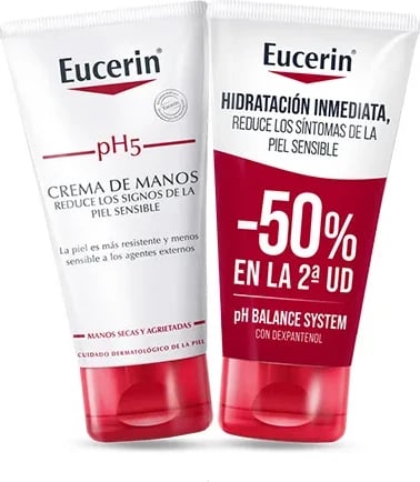 Krem për duar uniseks Eucerin pH5, 2x75ml