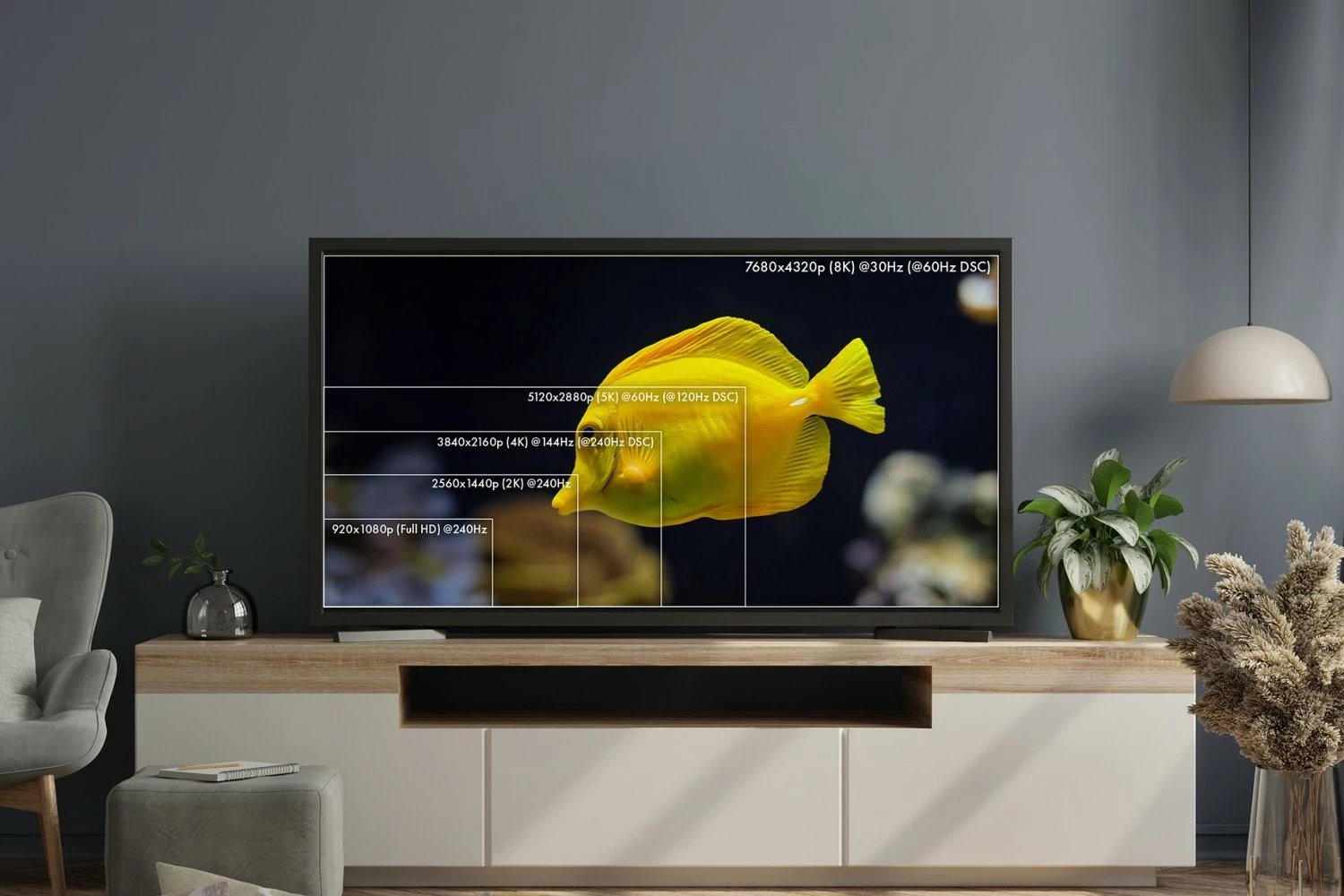 Kabëll optik Claroc DisplayPort 1.4 AOC 8K 10 m, ngjyrë zi-gri