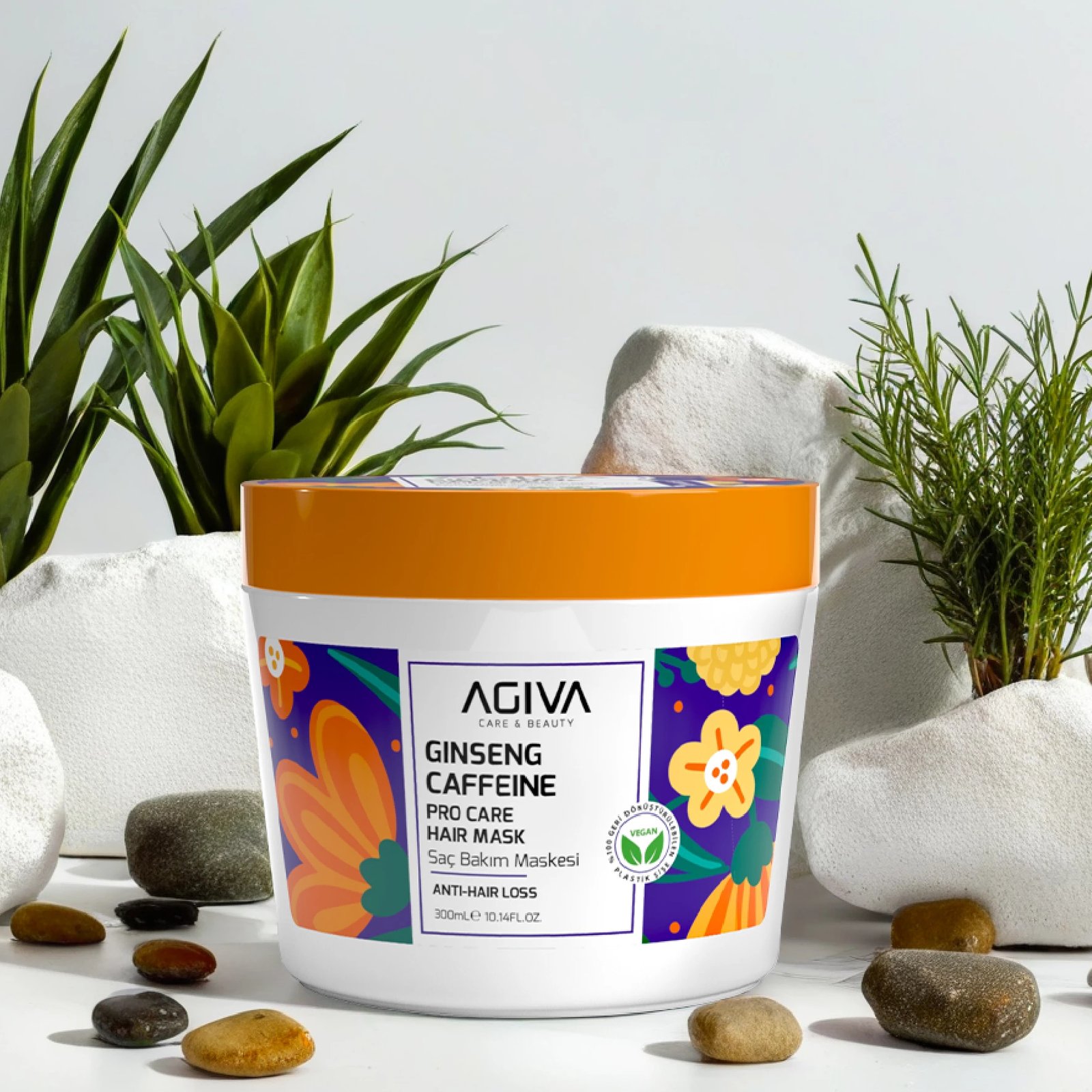 Maskë për flokë Agiva Caffeine Ginseng Pro Care 