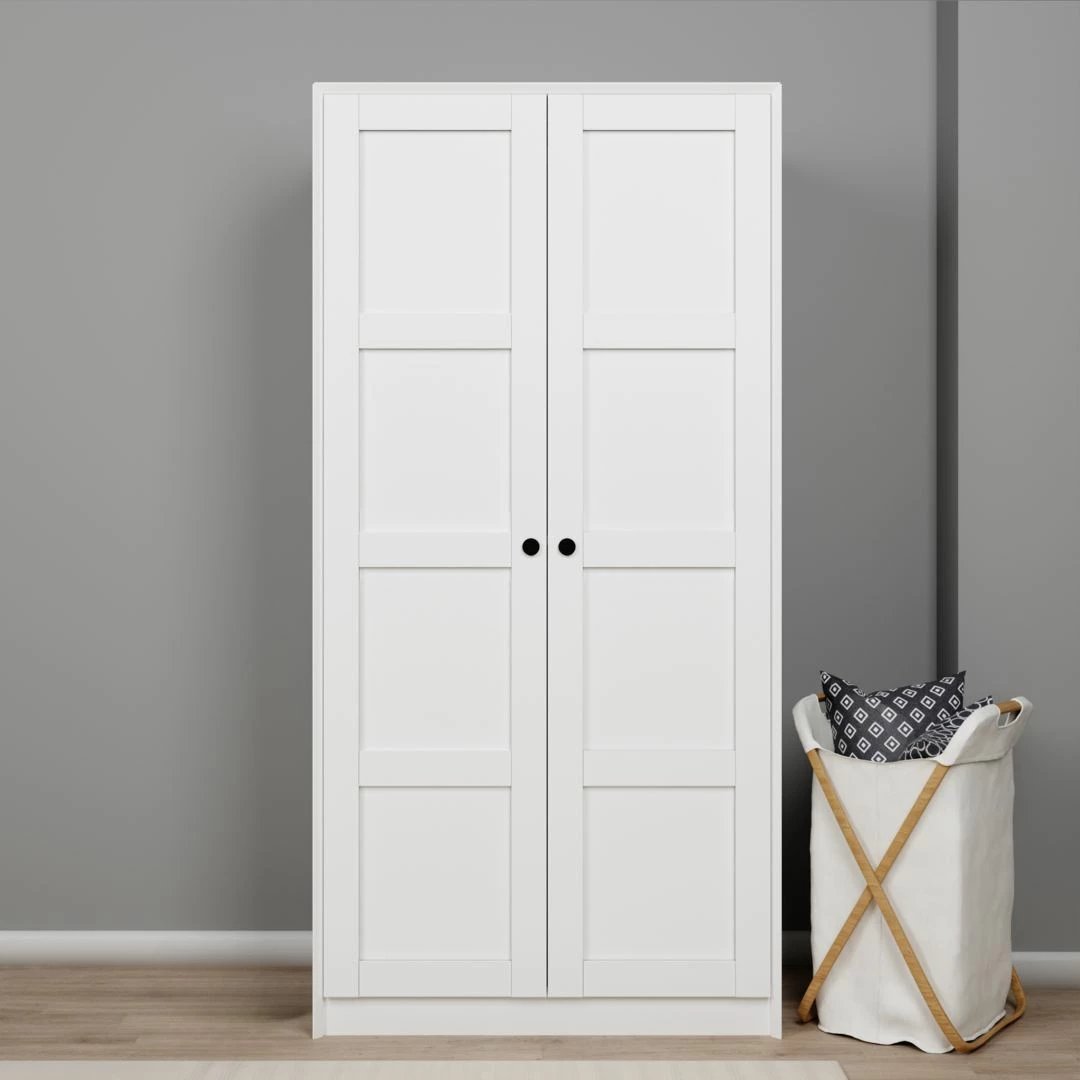 Dollap rrobash Skye Decor, i bardhë, Lucas 1600-85