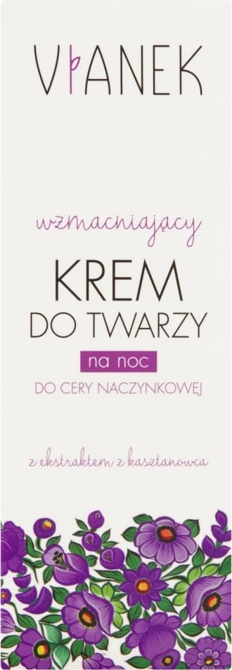 Krem nate për fytyrë VIANEK për femra, 50ml Krem nate për fytyrë VIANEK për femra, 50ml