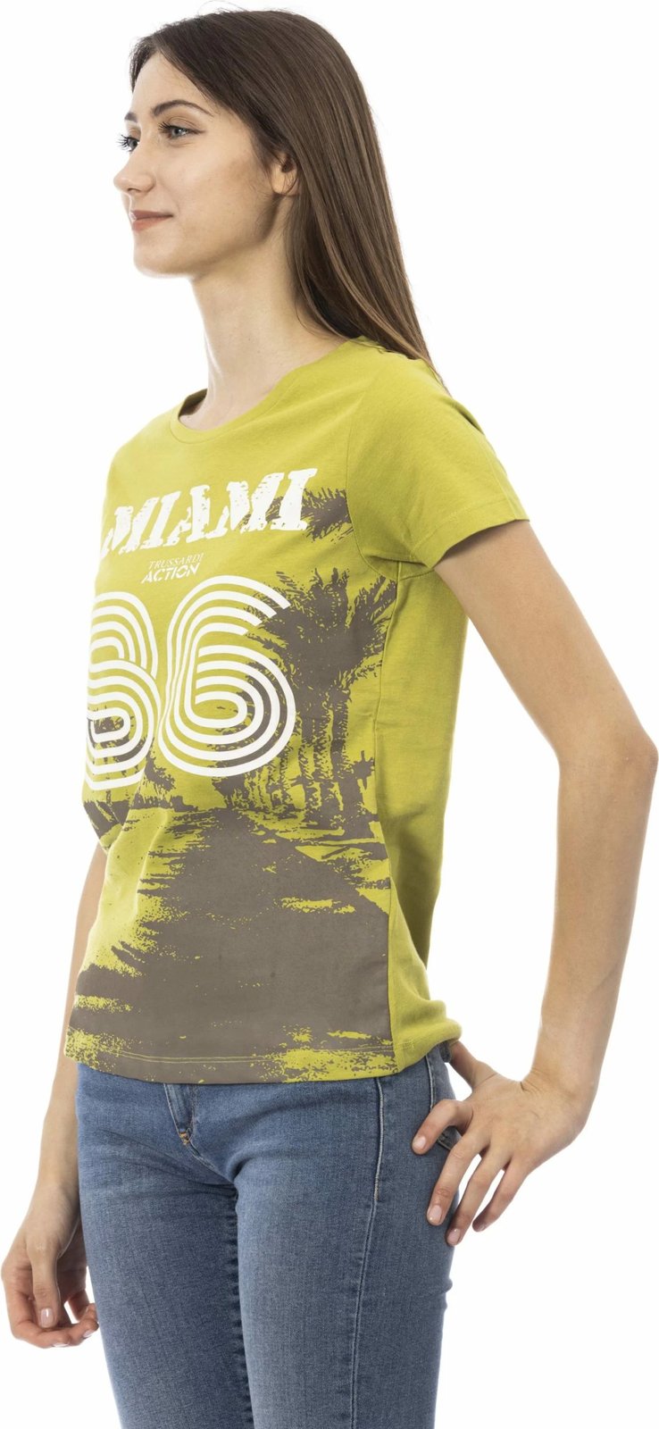 Maicë për femra Trussardi Action, e gjelbër