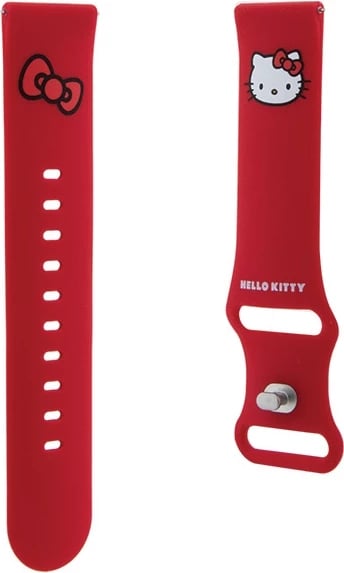 Rrip smartwatch Hello Kitty Silicone Kitty Head, 22mm, i kuq