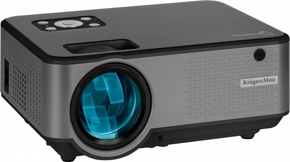 Projektor LED Kruger & Matz KM0371-FHD, Full HD 1080p, Grafit