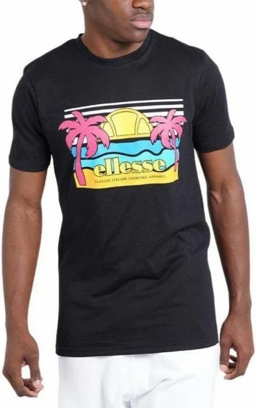 Maicë për meshkuj Ellesse, e zezë