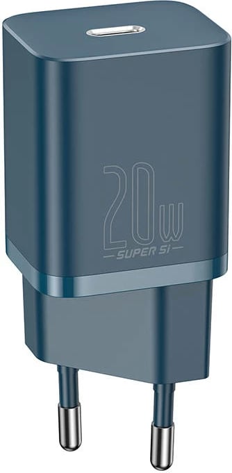 Karikues i shpejtë Baseus Super Si Quick Charger 1C, 20W, USB-C, Blu