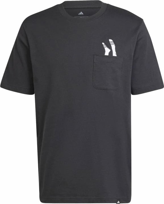 Maicë adidas unisex, e zezë