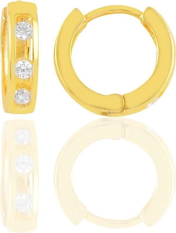 Vathë argjendi Jumeon, ngjyrë ari, SGTL10455, 13.2mm