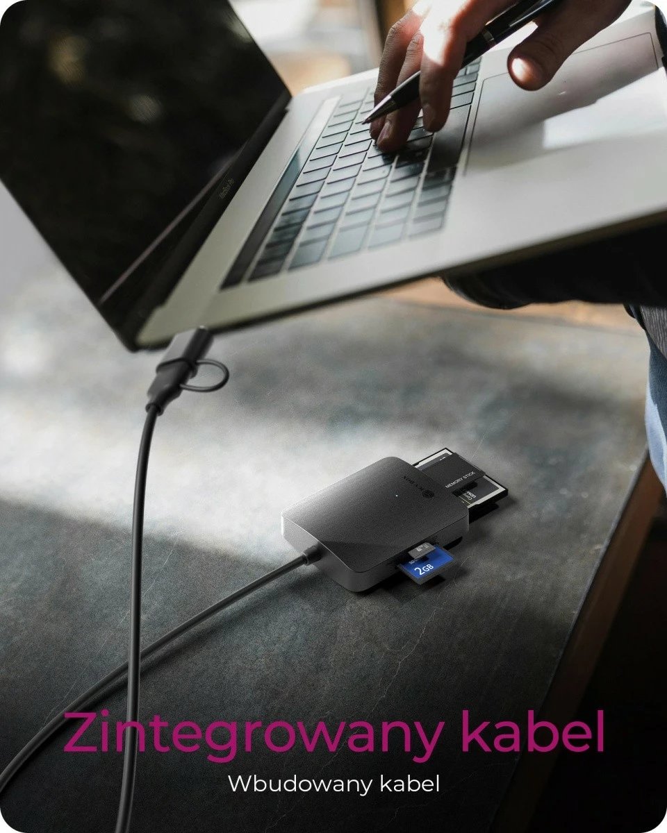 Lexues kartelash IcyBox IB-CR302-CU3, USB 3.2 Type-C + USB 2.0 Type-A, i zi