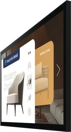 Monitor interaktiv, Samsung, QM32C-T LH32QMCTBGCXEN, 32" FHD 10-point touch, Wi‑Fi LAN HDMI, i zi