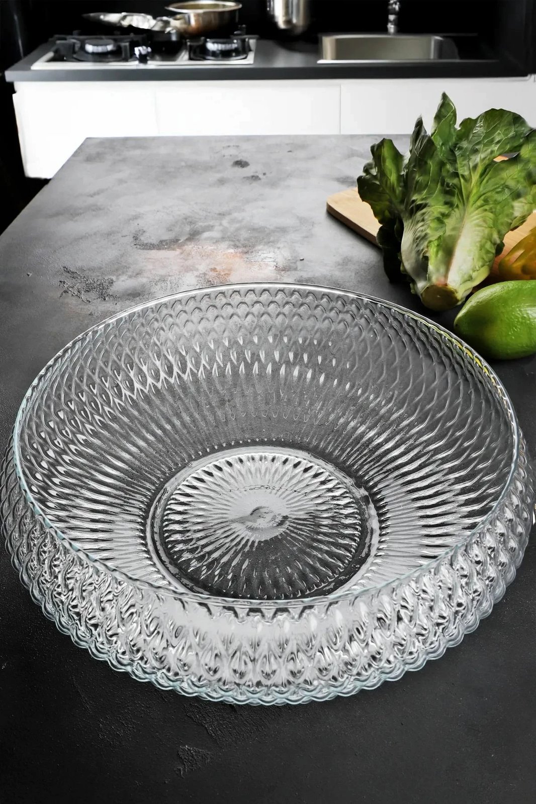 Enë sallate prej qelqi, Hermia Concept, Bade-Tokyo, 26cm