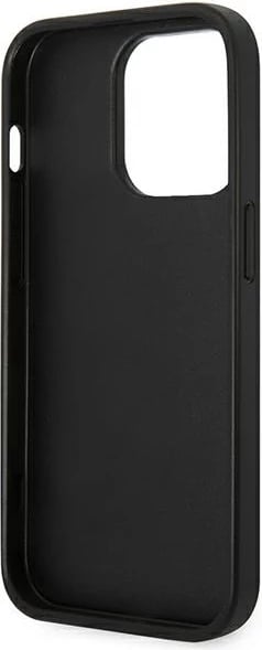 Mbështjellës Karl Lagerfeld KLHCP14LSAPCHG për iPhone 14 Pro 6.1", Saffiano Choupette, Argjend