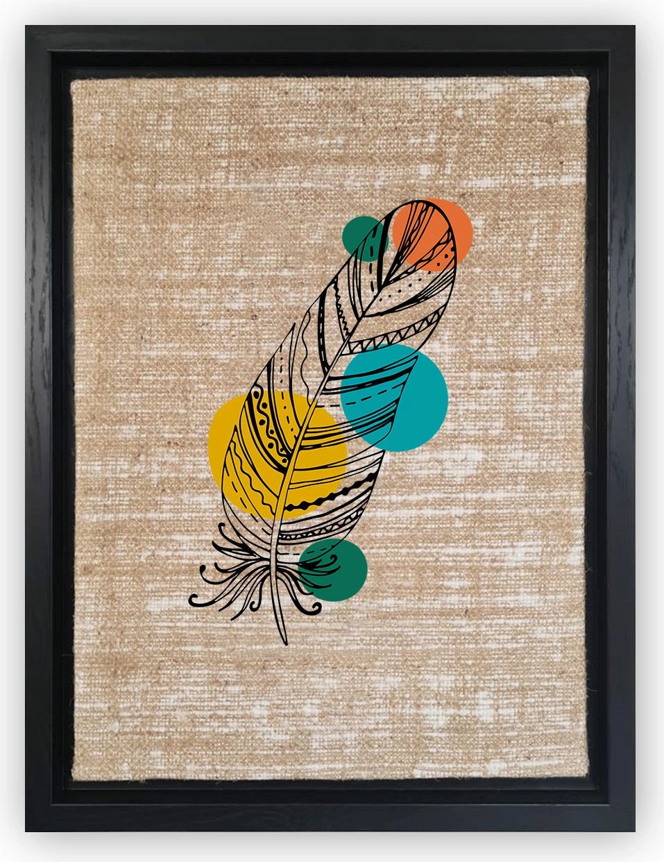 Pikturë dekorative në kanavacë, shumëngjyrëshe, Wallity, LSJ319495812523 - 4666, 46x66cm