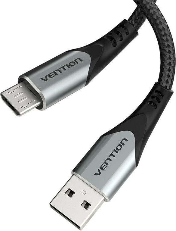 Kabllo USB 2.0 në Micro USB Vention COAHD, 0.5m, Gri