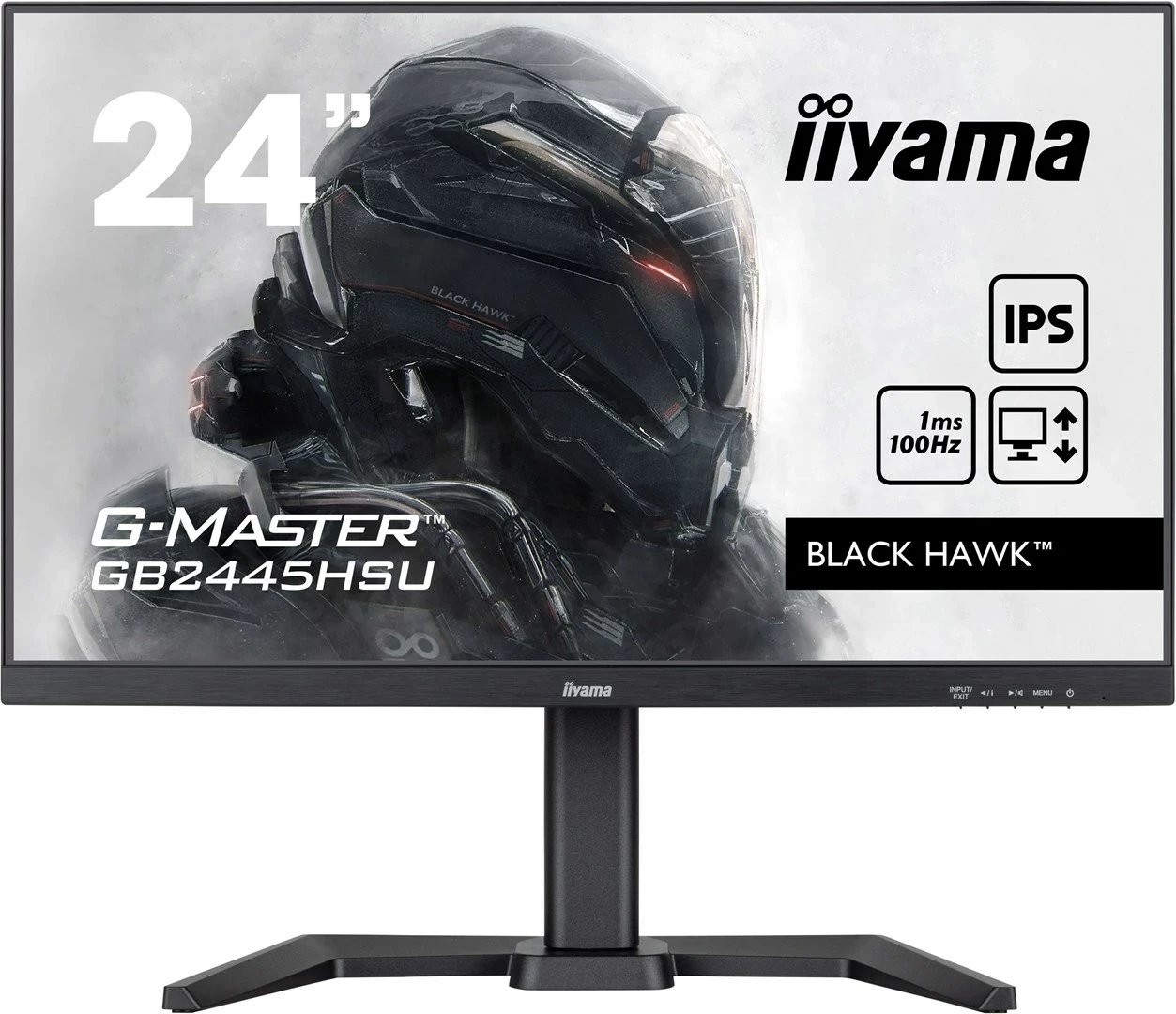 Monitor iiyama G-MASTER GB2445HSU-B2, 23.8", Full HD, Gaming, i zi