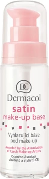 Baza për grim Dermacol Satin Make-Up Base për femra Transparent 30ml