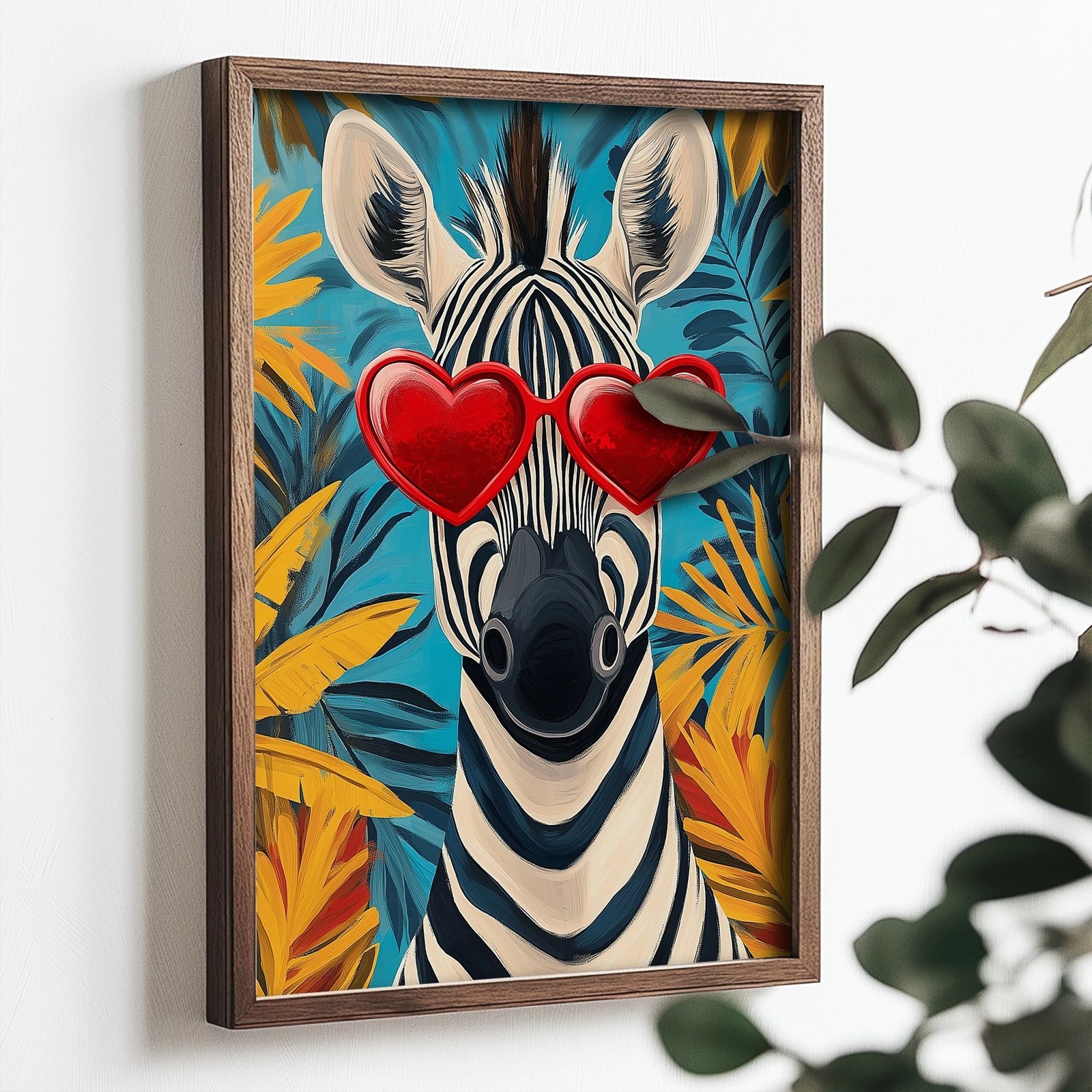 Pikturë dekorative me kornizë MDF, Wallity, TUN023-XL, shumëngjyrëshe, 50x70x3.5cm