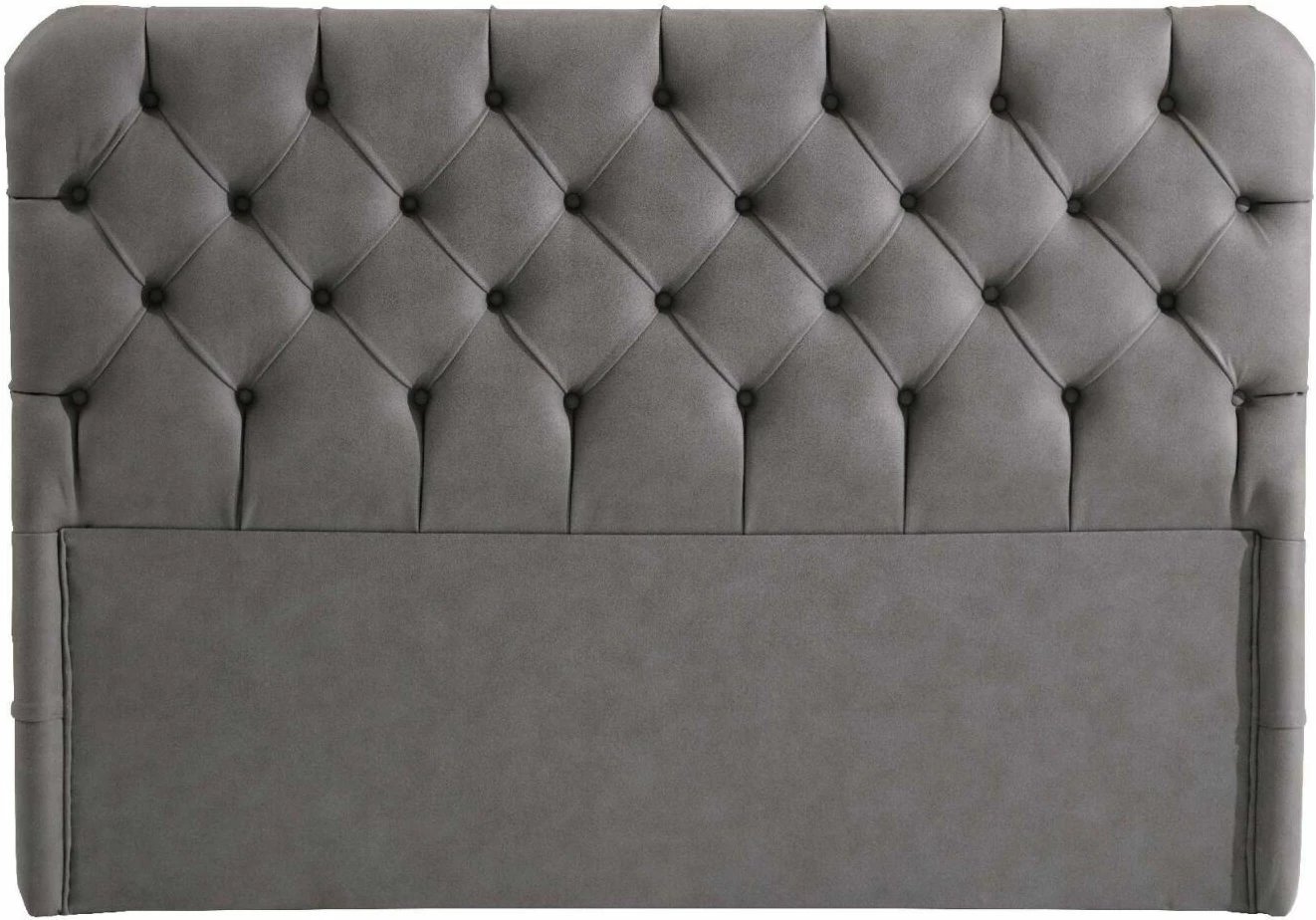 Bazë dhe mbështetëse krevati dopio, ngjyrë gri, Skye Decor Samira, 140x200