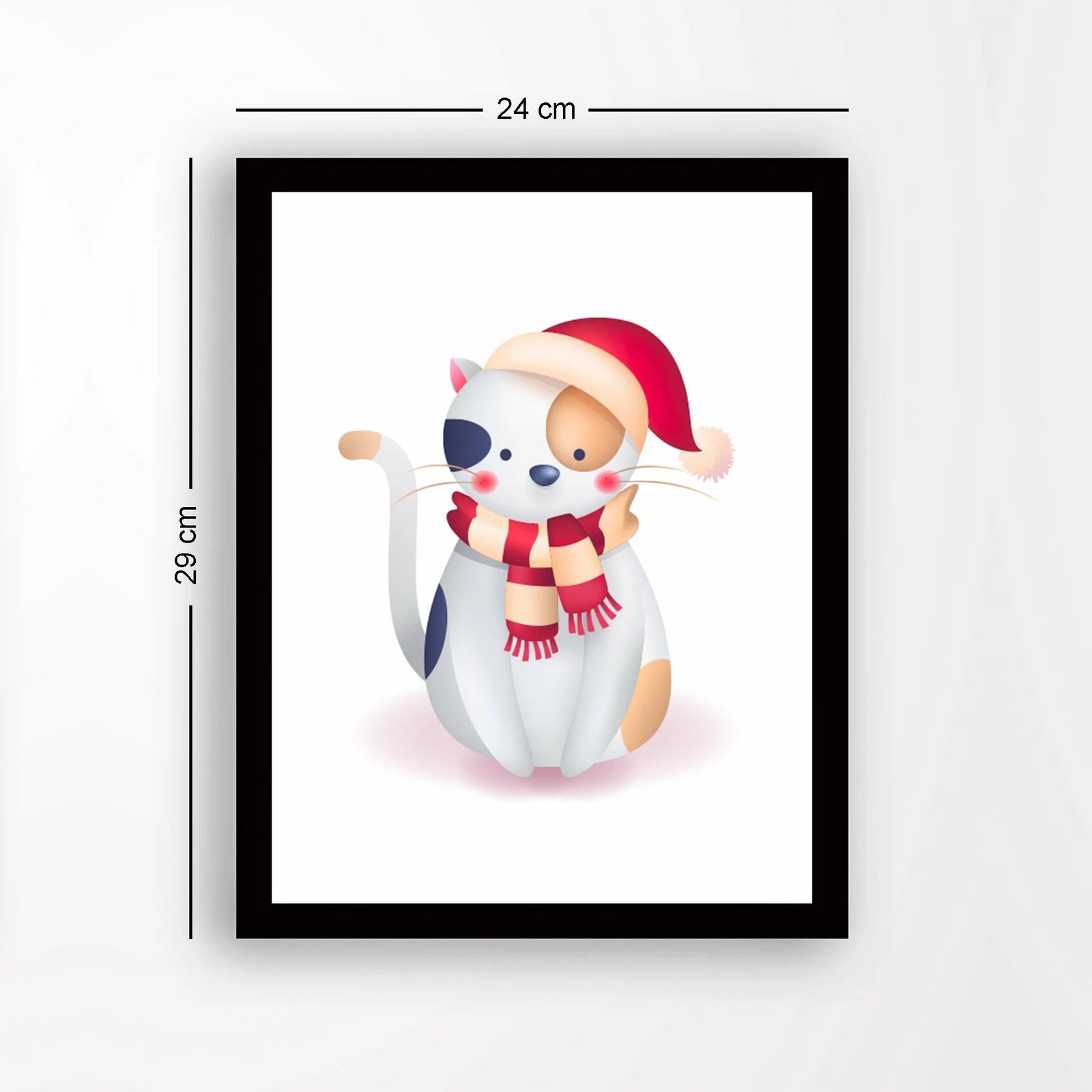 Pikturë dekorative me kornizë MDF, Wallity, shumëngjyrëshe, SC18306, 24x29cm