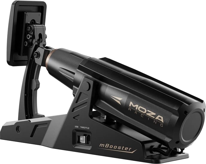 Pedal aktiv universal Moza Racing mBooster RS076 për sim racing, për PC, zi