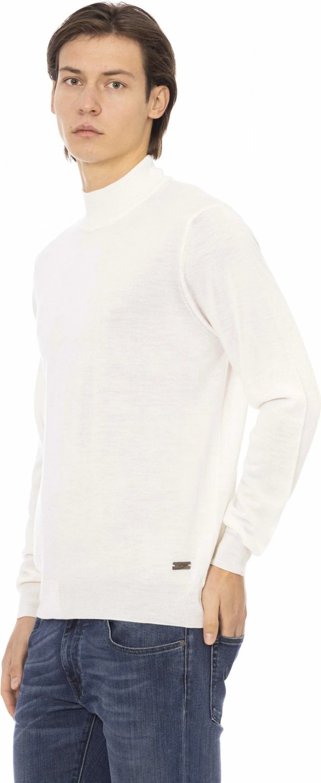 Rollkë për meshkuj Baldinini Trend, e bardhë