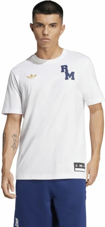 Maicë për meshkuj adidas Real Madrid, e bardhë