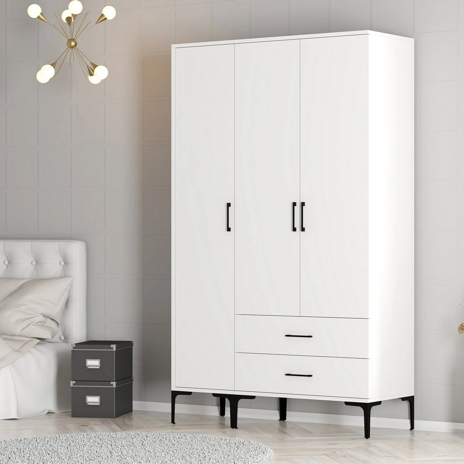 Dollap Skye Decor, Kumsal ST, i bardhë