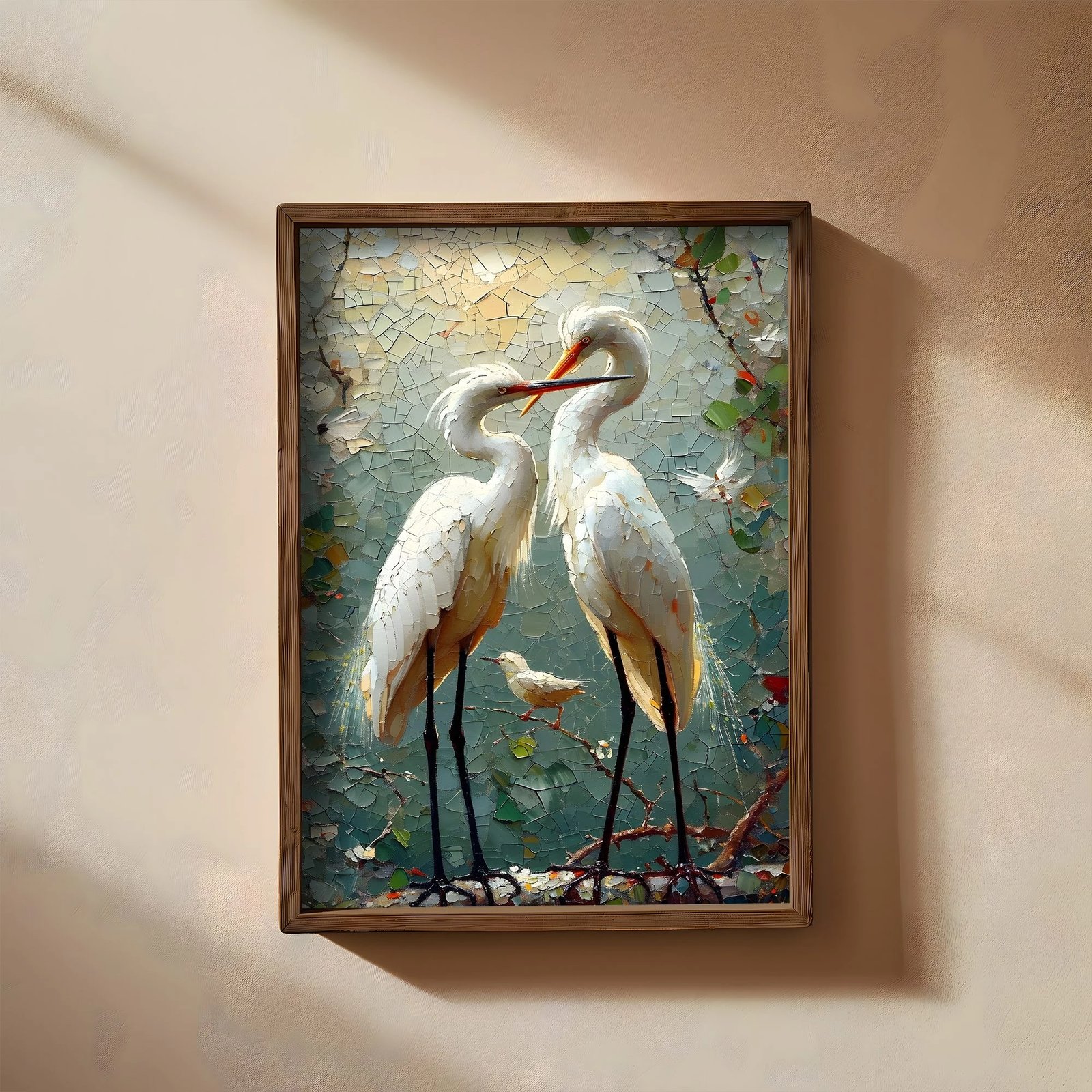 Pikturë dekorative me kornizë MDF, Wallity, AI127, shumëngjyrëshe, 50x70x3.5cm