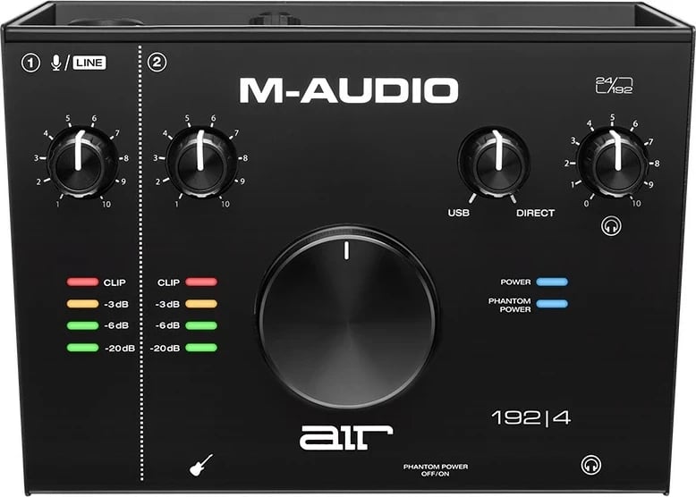 Interfejs audio M-AUDIO AIR 192|4, 24-bit/192kHz, USB, E zezë