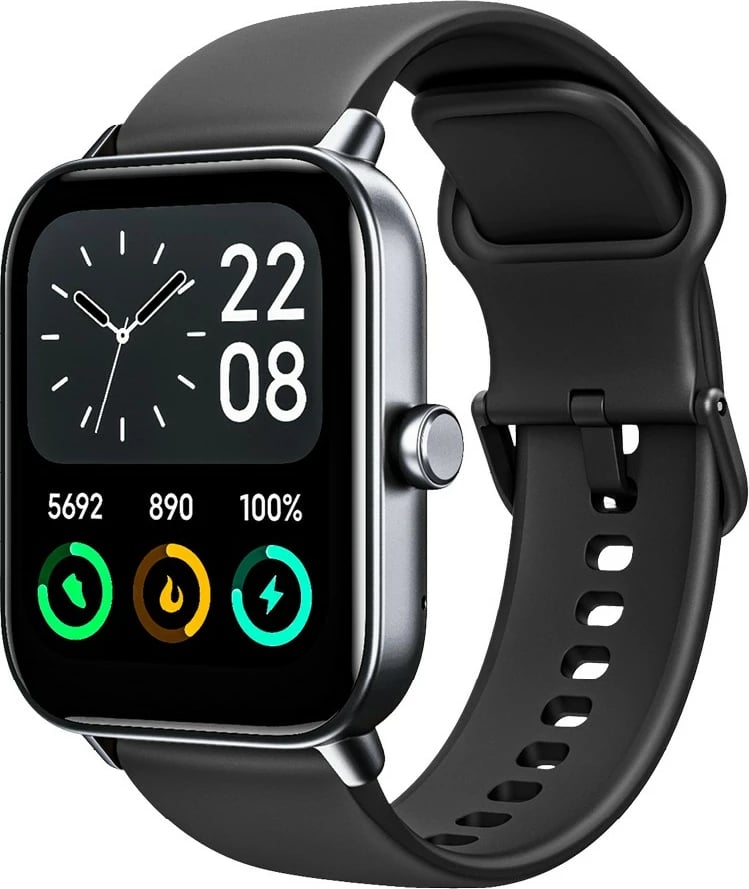 Smartwatch Beafon 101, GPS, 1.8", 300 mAh, IP68, Ngjyrë e zezë-gri