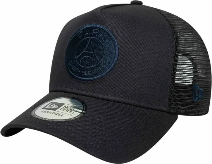 Kapelë trucker New Era Paris Saint-Germain, unisex, navy blue