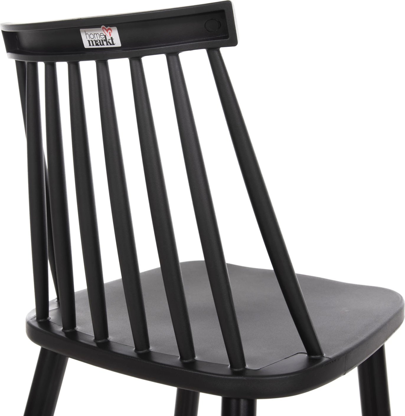 Karrige për bar mesatare VANESSA FH9300.12 polipropilen & metalike, e zezë, 45,5x46x97H cm., set prej 2 copë