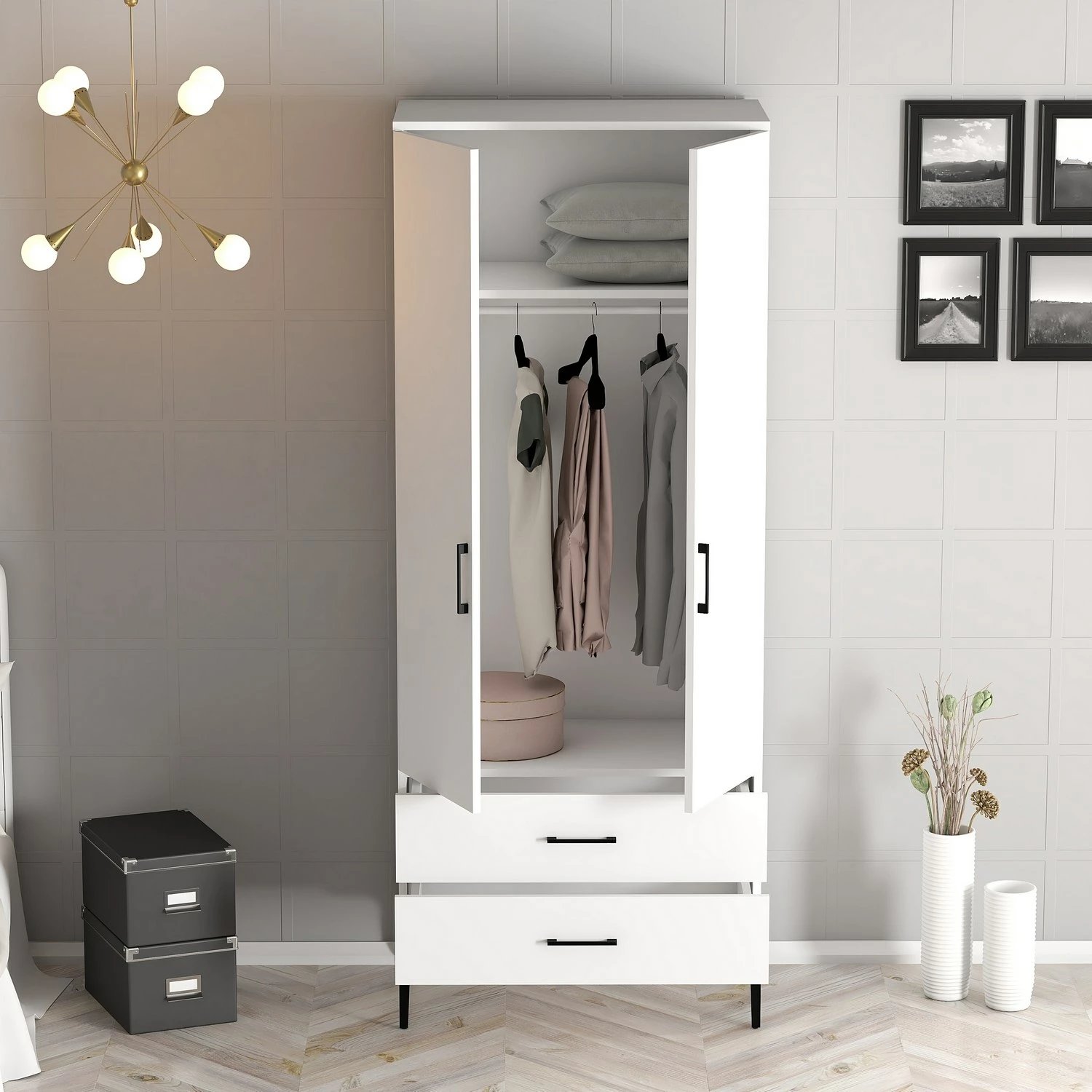 Dollap Hanah Home, Kumsal T, i bardhë