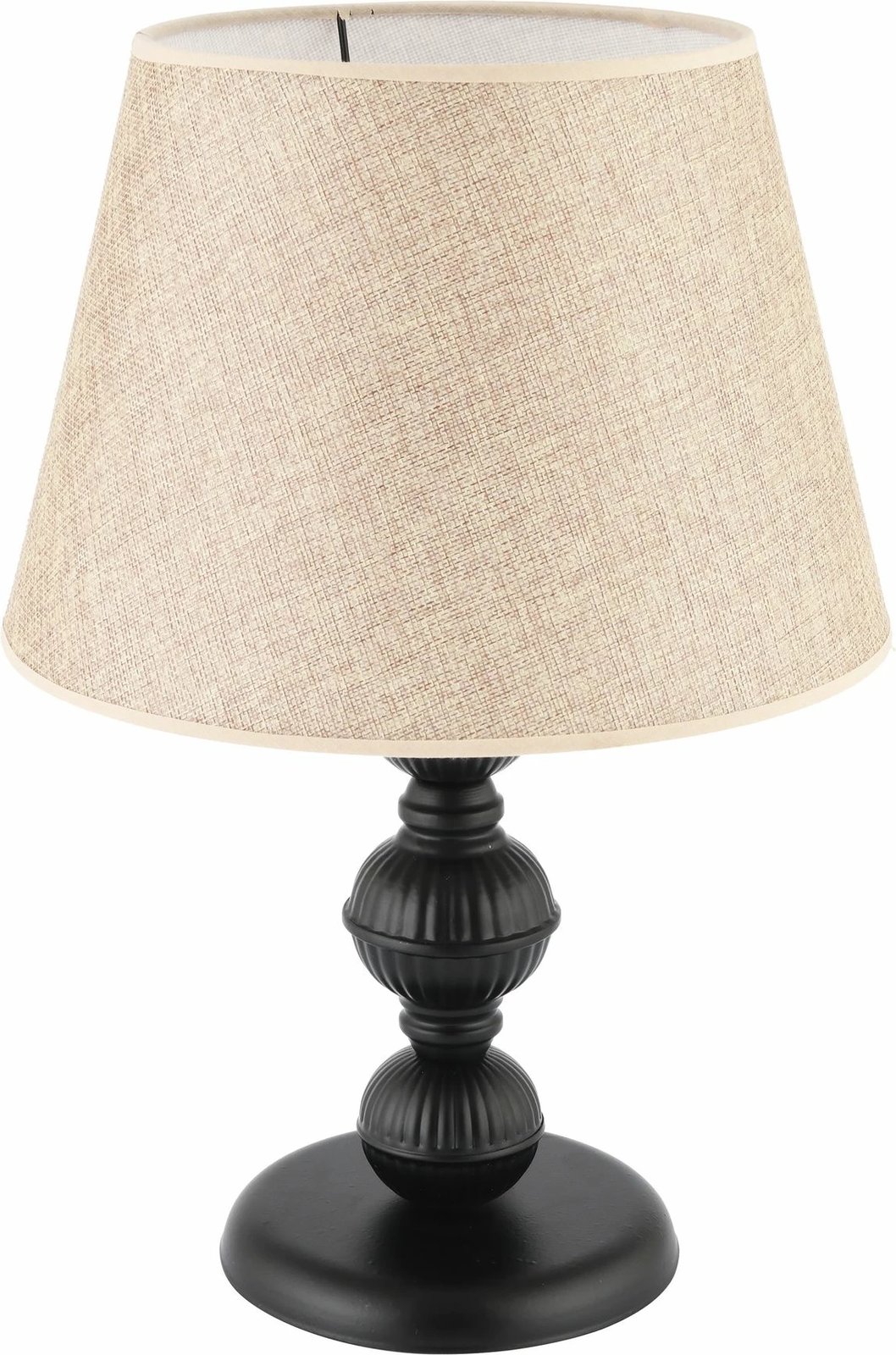 Llambë tavoline Opviq, bezhë, e zezë