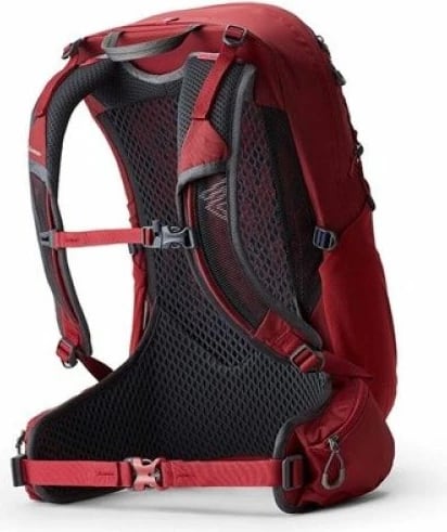 Çantë shpine hiking Gregory për femra, e kuqe
