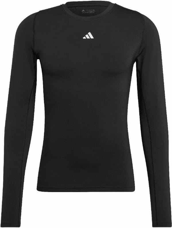 Maicë për meshkuj adidas Techfit Aeroready me mëngë të gjata, e zezë