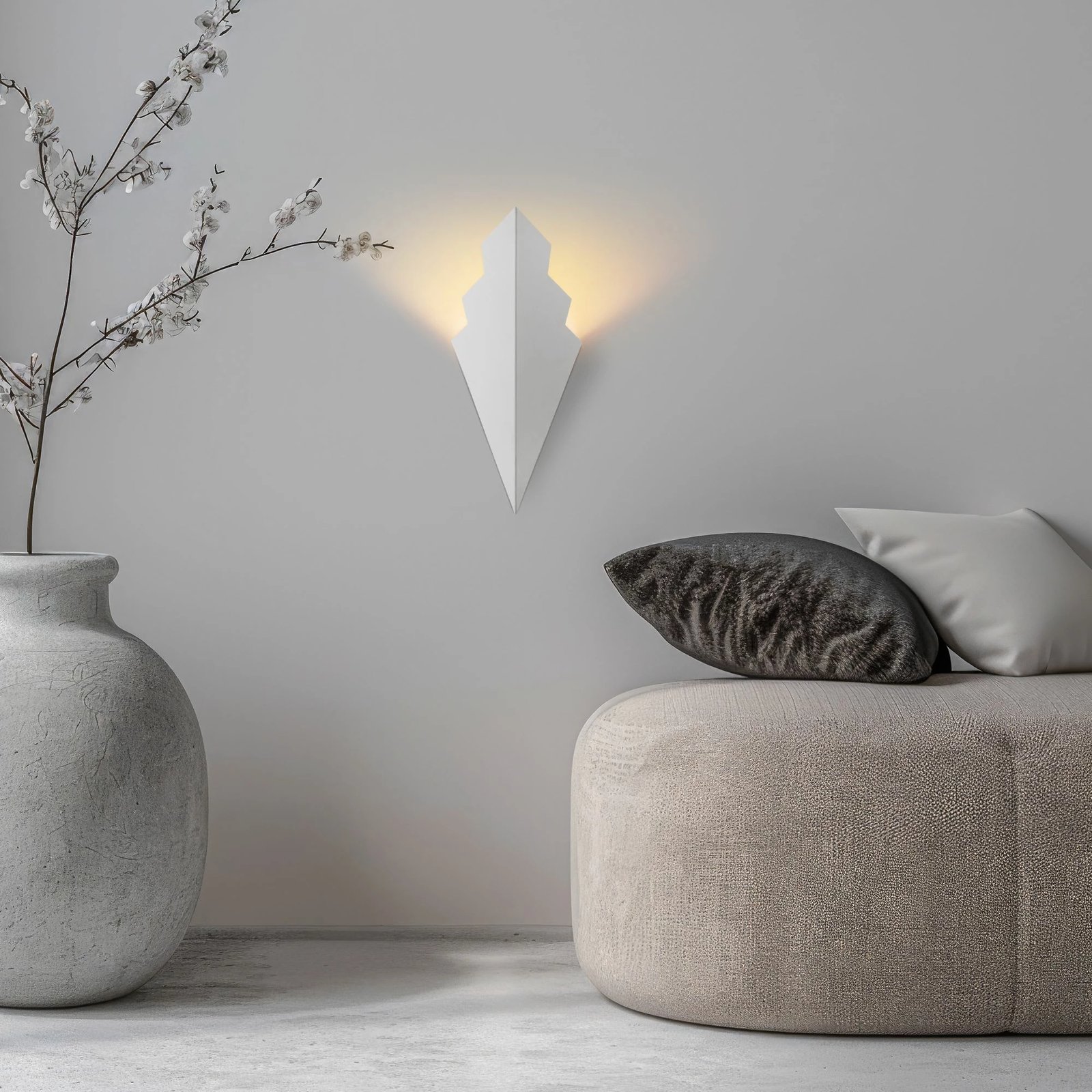 Llambë muri Opviq, Arrow - 15173, e bardhë Llambë muri Opviq, Arrow - 15173, e bardhë